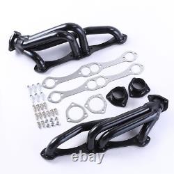 For Small Block Chevy Blazer S10 S15 283 302 350 V8 Black SS Engine Swap Headers