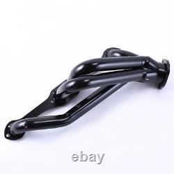 For Small Block Chevy Blazer S10 S15 283 302 350 V8 Black SS Engine Swap Headers