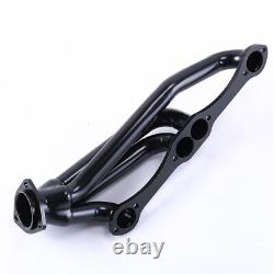 For Small Block Chevy Blazer S10 S15 283 302 350 V8 Black SS Engine Swap Headers