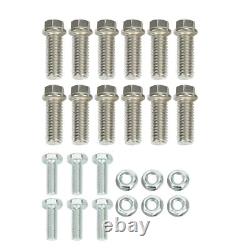 For Small Block Chevy Blazer S10 S15 283 302 350 V8 Black SS Engine Swap Headers