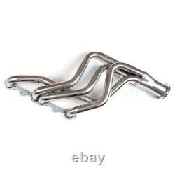 For Small Block Chevy GMC Heavy Duty Truck 73-85 Header Exhaust Stainless Steel