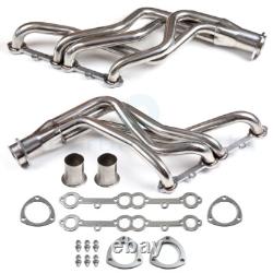 For Small Block Chevy Heavy Duty Truck Header Set Stainless Steel 1973-1985