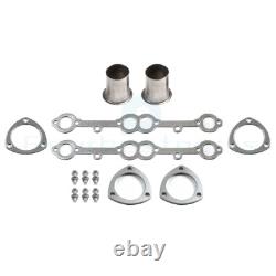 For Small Block Chevy Heavy Duty Truck Header Set Stainless Steel 1973-1985