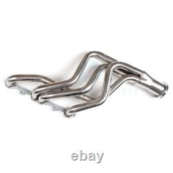 For Small Block Chevy Heavy Duty Truck Header Set Stainless Steel 1973-1985