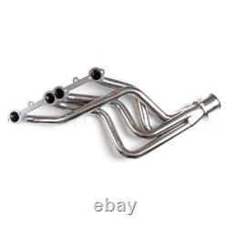 For Small Block Chevy Heavy Duty Truck Header Set Stainless Steel 1973-1985