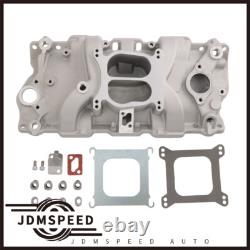 For Small Block Chevy SBC 1955-1986 Front Intake Manifold Dual Plane 262-400
