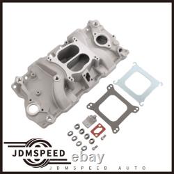 For Small Block Chevy SBC 1955-1986 Front Intake Manifold Dual Plane 262-400