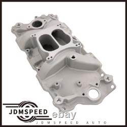For Small Block Chevy SBC 1955-1986 Front Intake Manifold Dual Plane 262-400