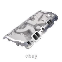 For Small Block Chevy SBC 262-400 Dual Plane Intake Manifold 55-86 2701 Aluminum