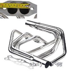 For Small Block Chevy SBC 265-400 V8 T-Bucket Sprint Roadster Header Stainless1d