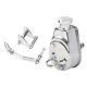 For Small Block Chevy Saginaw Polished Power Steering Pump + Mounting Bracket