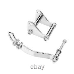 For Small Block Chevy Saginaw Polished Power Steering Pump + Mounting Bracket