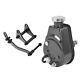 For Small Block Chevy Saginaw Style Black Power Steering Pump + Mounting Bracket