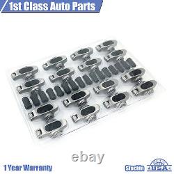 For Small Block Chevy Stainless Steel Roller Rockers Arms 1.5 Ratio 7/16