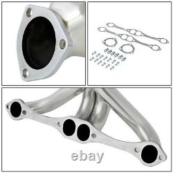 For Small Block Sbc 283/305/327/350/400 Chromed Hugger Header Exhaust Manifold