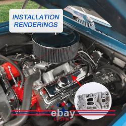 For Small block Chevy Cast Aluminum Intake Manifold Dual Plane 350 400 1955-1995