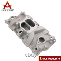 Front Dual Plane Intake Manifold For Small Block Chevy SBC 262-400 1955-86