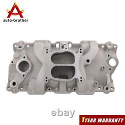 Front Dual Plane Intake Manifold For Small Block Chevy SBC 262-400 1955-86