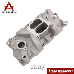 Front Dual Plane Intake Manifold For Small Block Chevy SBC 262-400 1955-86