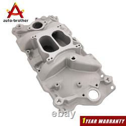 Front Dual Plane Intake Manifold For Small Block Chevy SBC 262-400 1955-86