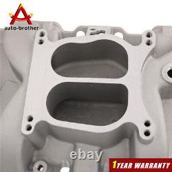 Front Dual Plane Intake Manifold For Small Block Chevy SBC 262-400 1955-86