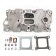 Front Intake Manifold Dual Plane 262-400 For Small Block 1955-1986 Chevy SBC NEW