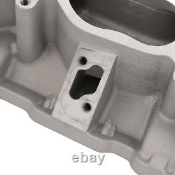 Front Intake Manifold Dual Plane 262-400 For Small Block 1955-1986 Chevy SBC NEW