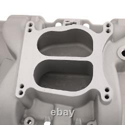 Front Intake Manifold Dual Plane 262-400 For Small Block 1955-1986 Chevy SBC NEW