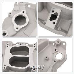 Front Intake Manifold Dual Plane 262-400 For Small Block 1955-1986 Chevy SBC NEW