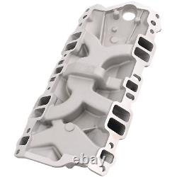 Front Intake Manifold Dual Plane 262-400 For Small Block 1955-1986 Chevy SBC NEW