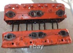 GM 3991492 Cylinder Heads Small Block Chevy ANGLE PLUG Camel Hump 2.02/1.60 COOL