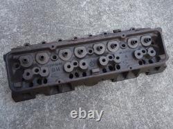 GM Cylinder Head 14011034 Small Block Chevy Chevrolet Bowtie Angle Plug Cracked