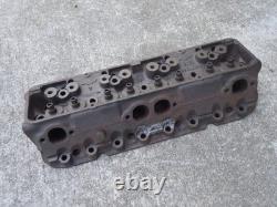 GM Cylinder Head 14011034 Small Block Chevy Chevrolet Bowtie Angle Plug Cracked