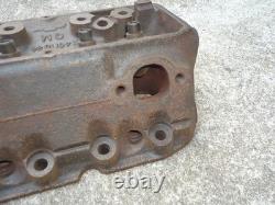 GM Cylinder Head 14011034 Small Block Chevy Chevrolet Bowtie Angle Plug Cracked