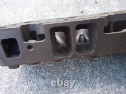 GM Cylinder Head 14011034 Small Block Chevy Chevrolet Bowtie Angle Plug Cracked