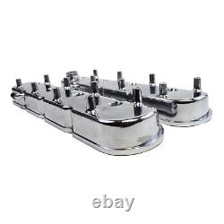 GM LS Chevy Small Block V8 Cast Aluminum Valve Covers with Coil Mounts, Polished