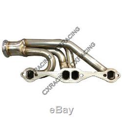 GT35 Turbo Header Manifold Kit For Chevrolet Camaro SBC Engine V8 Small Block