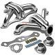 Gm Chevy Small Block Hugger 283 305 327 350 Stainless Exhaust Header+gasket Kit