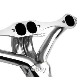 Gm/chevy Small Block Hugger Sbc Stainless Exhaust Race Shorty Header 2.5 Outlet