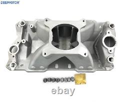 HI RISE Single Plane Intake Manifold for 1957-'95 Small Block Chevy SBC 350 400