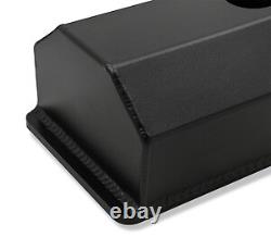 HOLLEY 241-288 Tall Valve Covers for Small Block Chevy Black