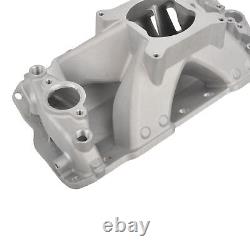 High Rise Intake Manifold Single Plane for 1957-95 Small Block Chevy SBC 350 400