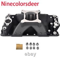 High Rise Single Plane Intake Manifold For 1957-95 Small Block Chevy SBC 350 400