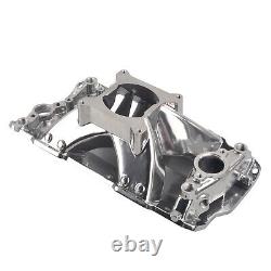 High Rise Single Plane Intake Manifold For 1957-95 Small Block Chevy SBC 350 400