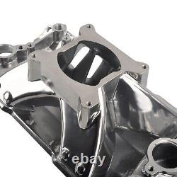 High Rise Single Plane Intake Manifold For 1957-95 Small Block Chevy SBC 350 400