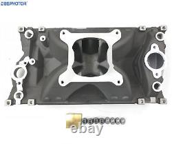 High Rise Vortec Single Plane Intake Manifold for Small Block Chevy SBC 350 383