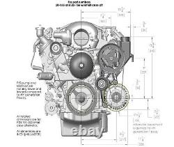 Holley 20-155 Accessory Drive Kit Aluminum For Chevy Small Block NEW