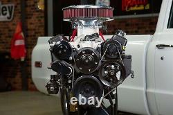 Holley 20-240BK Complete Mid-Mount Accessory System Small Block Chevy LS Black