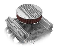 Holley 241-106 Chevy Bowtie FInned Valve Covers Small Block Chevy V8's