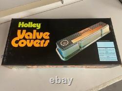 Holley 241-47 Small Block Chevy Polished Valve Covers 262-400 V-8 Thru 1985